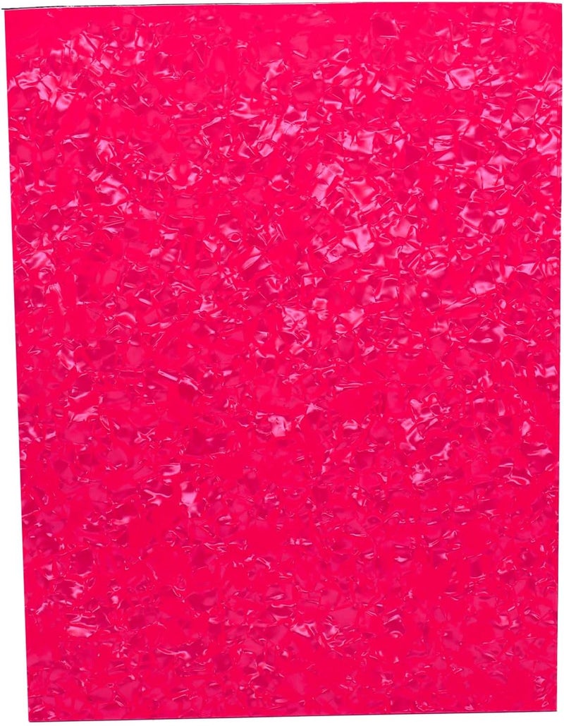 gonymask 3-Ply Guitar Pickguard 24x31DIY Material Blank Pick Guard Scratch Plate Sheet for Strat Tele Electric Guitar Jazz Precision Bass (Pink Pearl) - Image 1
